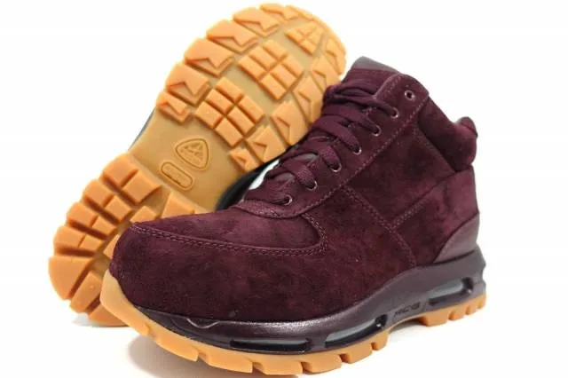 {599474-600} men's nike air max goadome deep burgundy *new*