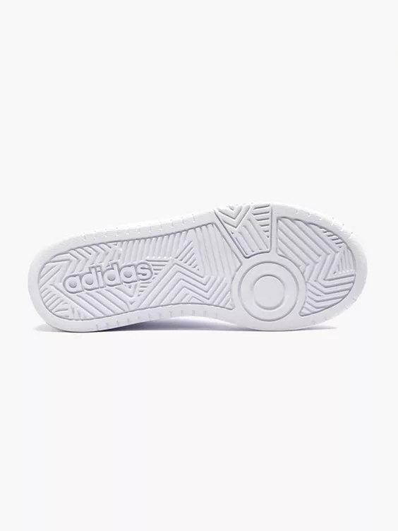 adidas  Adidas Teen White Hoops Mid 3.0 Lace-up Trainers