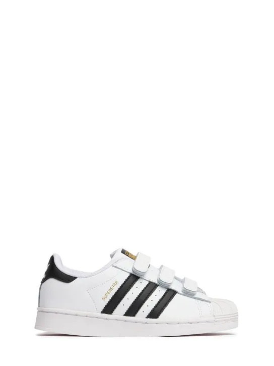 adidas Originals   Superstar strap sneakers 