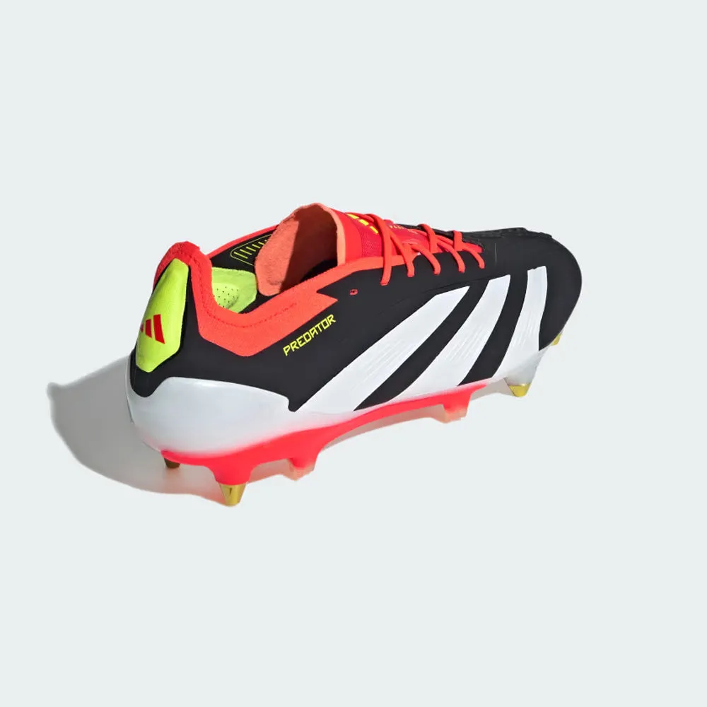 Adidas Predator Elite SG Football Boots (Black/White/Solar Red)