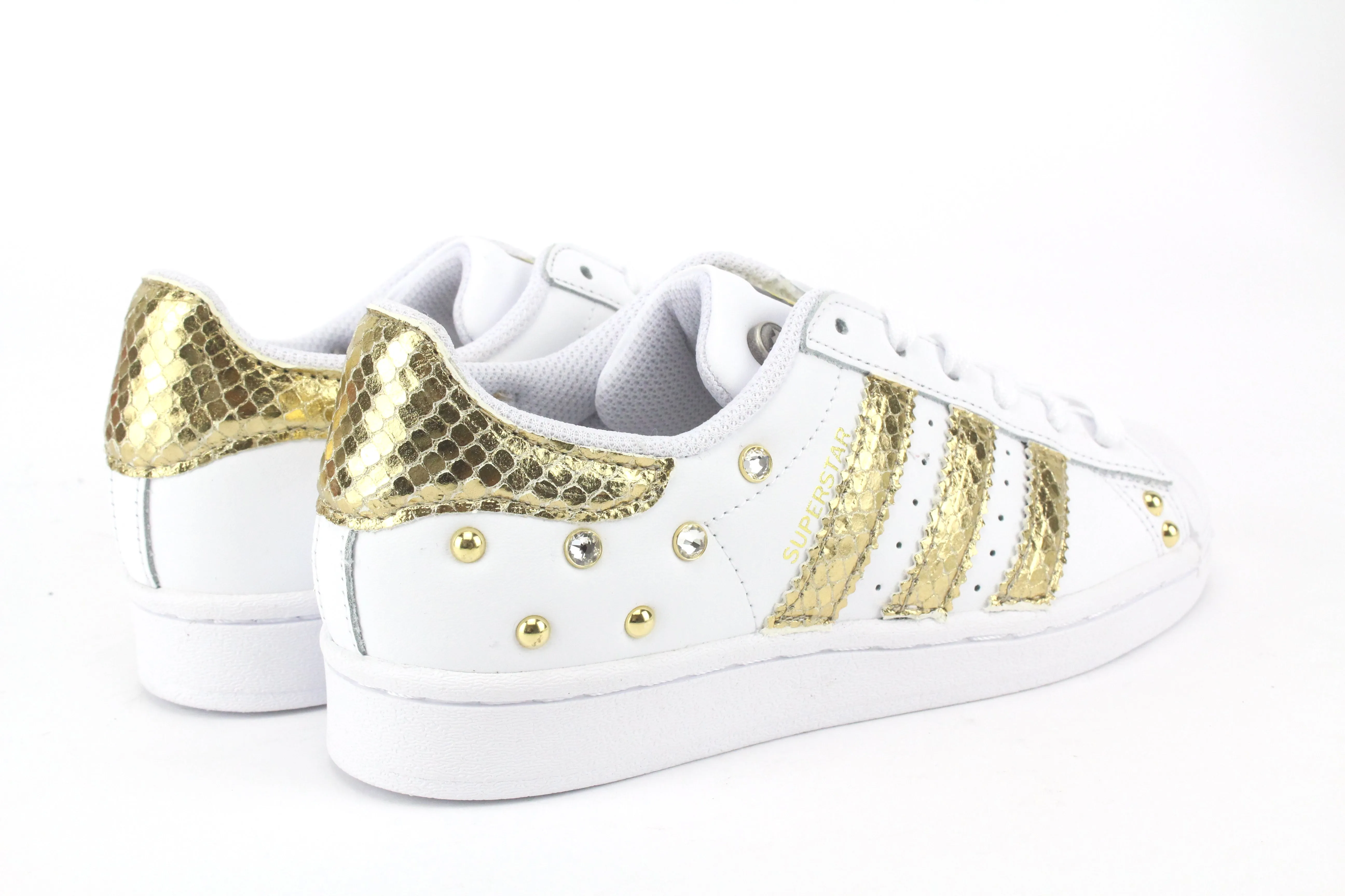 Adidas Superstar Cocco Laminato Gold & Strass