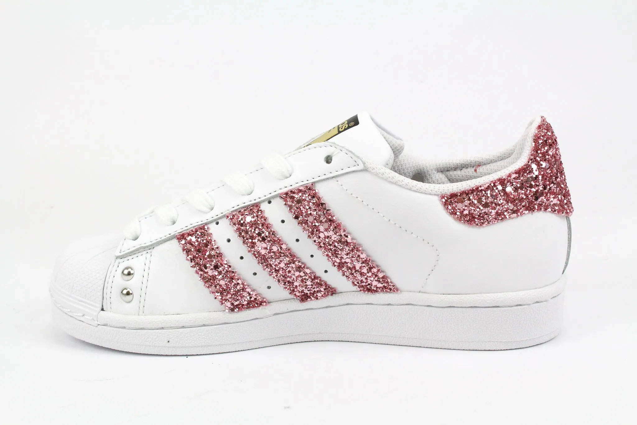 Adidas Superstar Pink Glitter & Strass