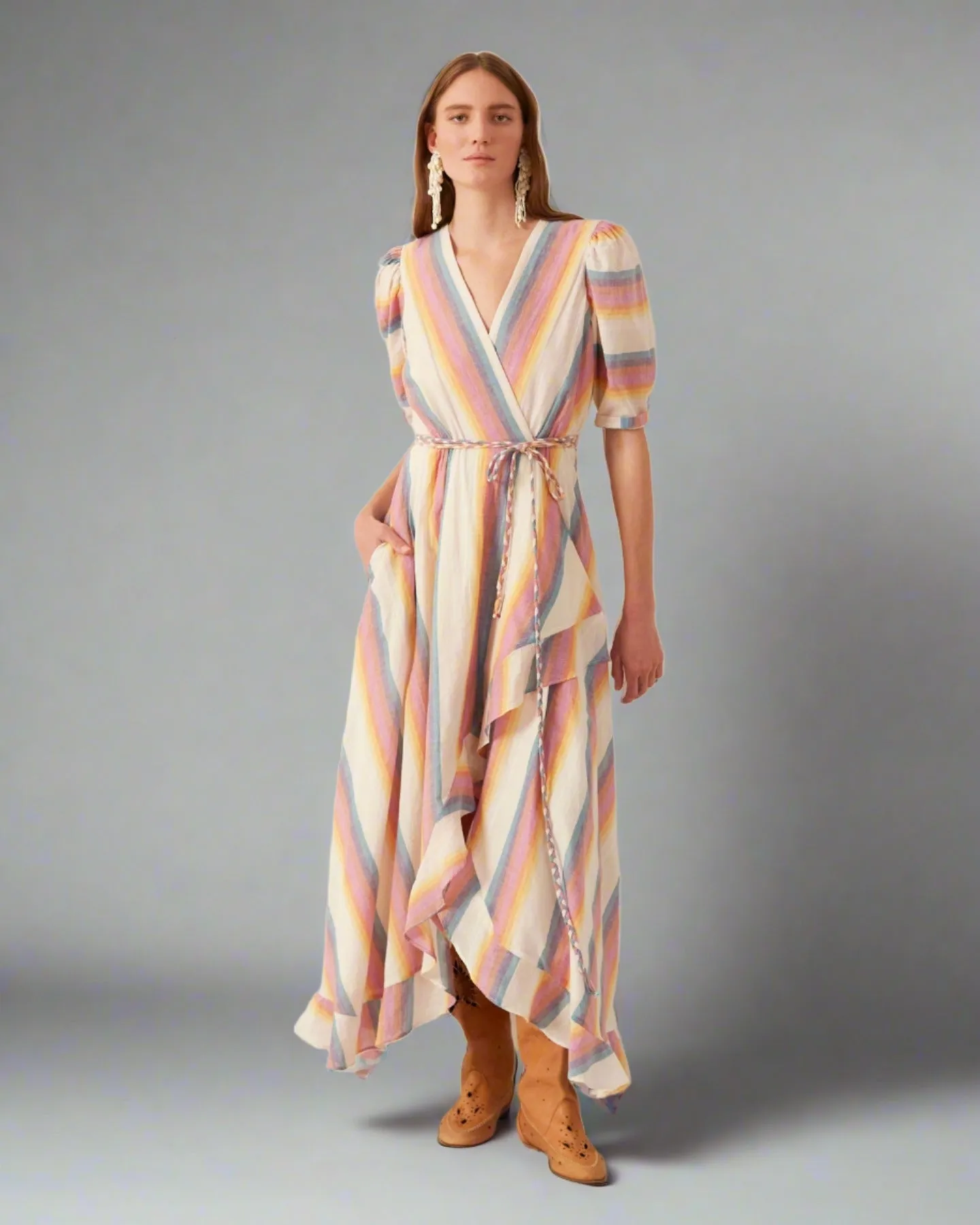 Alix of Bohemia Lola Sunset Wrap Dress