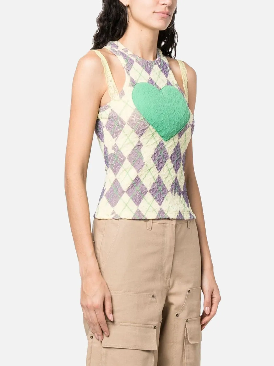 ANDERSSON BELL Puffy Heart Saver Sleeveless Top