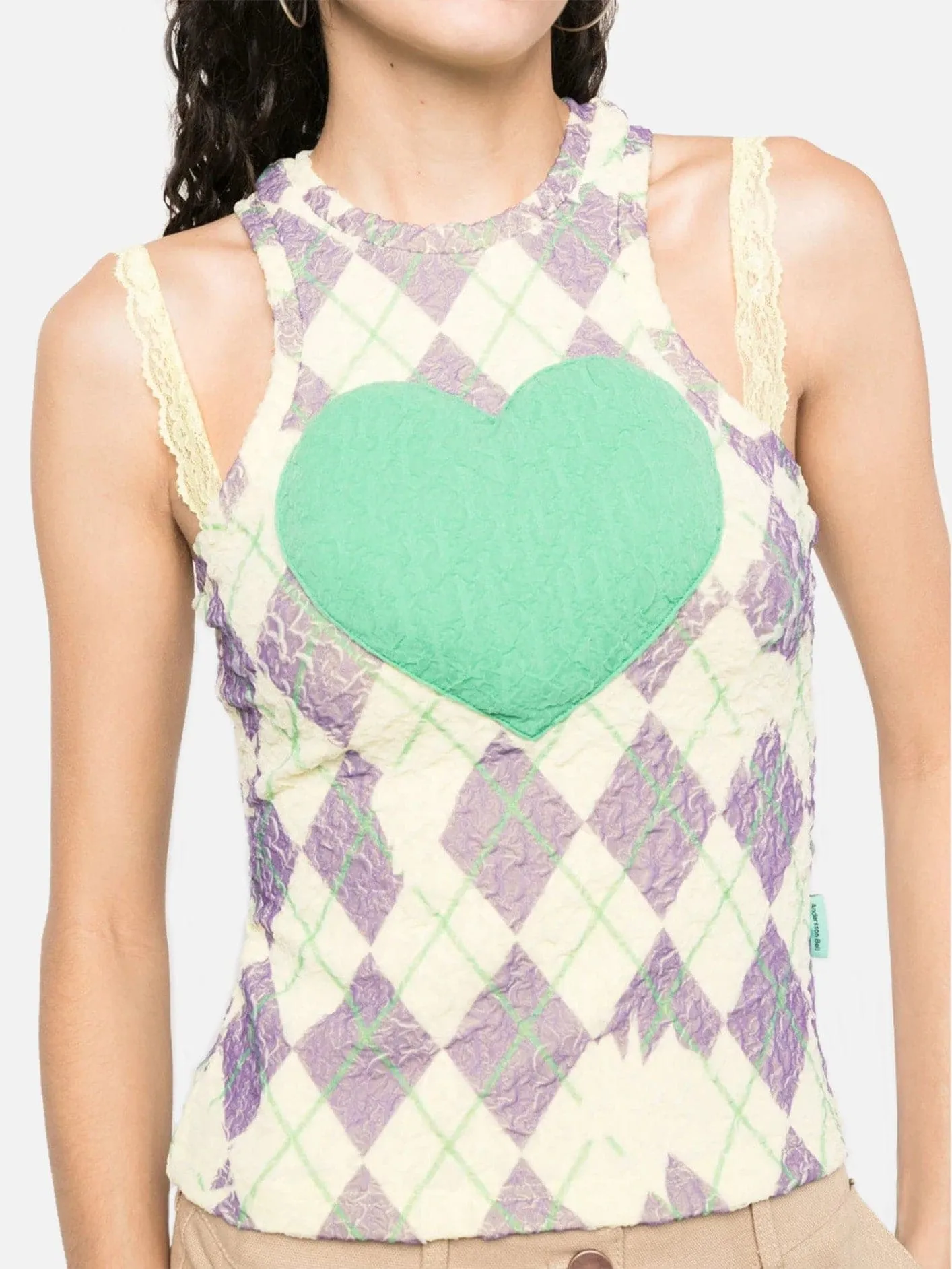 ANDERSSON BELL Puffy Heart Saver Sleeveless Top