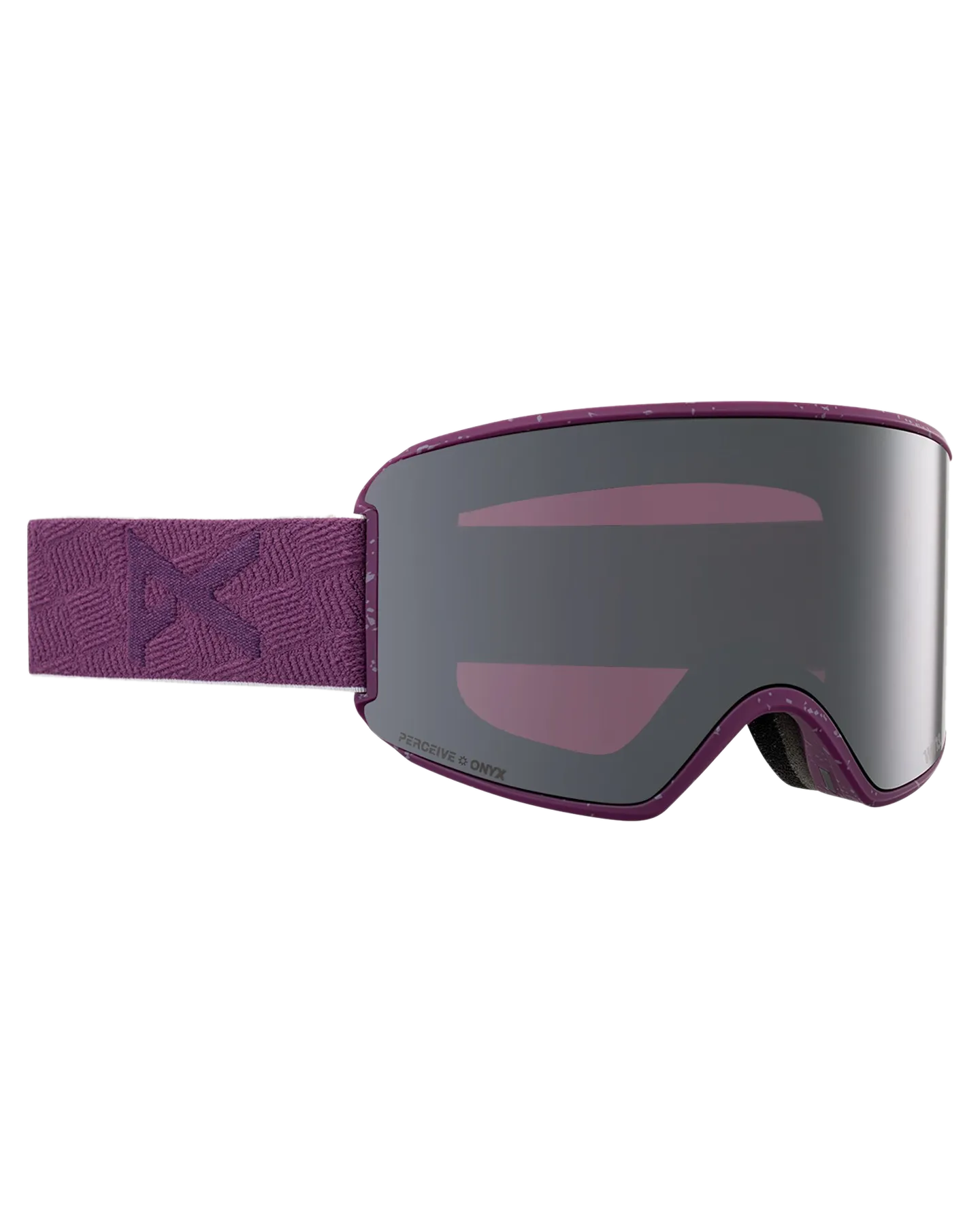 Anon Women's M3 Snow Goggles + Bonus Lens + Mfi Face Mask - Grape/Perceive Sunny Onyx Lens