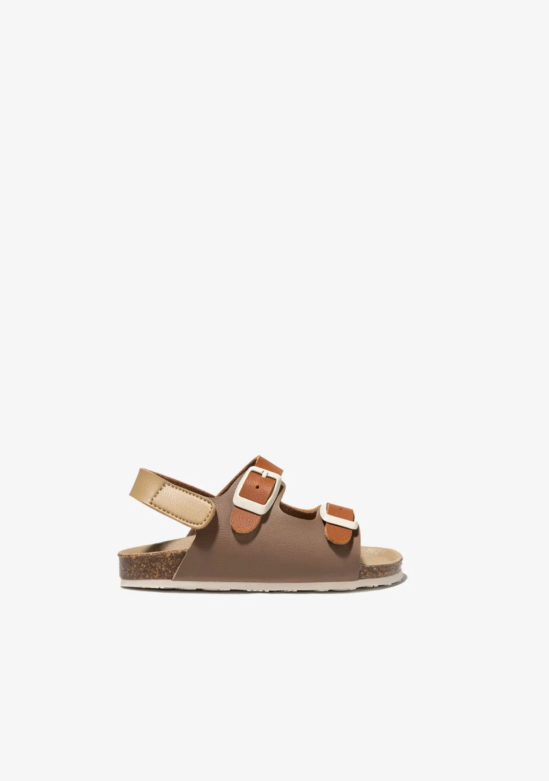 Baby's Multicolour Brown Bio Sandals