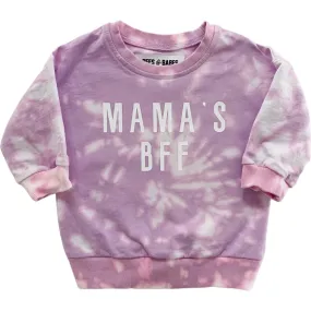 Bffs & Babes Mama's BFF Lilac Tie-Dye Pullover, Baby