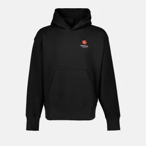 Boke Flower Black Hoodie