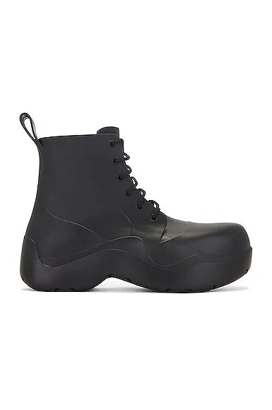 Bottega Veneta Puddle Lace-Up Ankle Boot