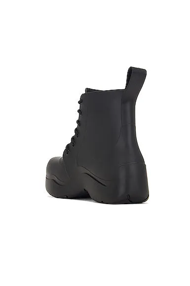 Bottega Veneta Puddle Lace-Up Ankle Boot