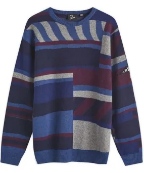 By Parra Men's Patched Your Work Knitted Pullover