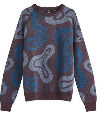 By Parra Men's Stupid Lava Lamp Knitted Pullover