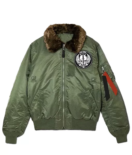 Call of Duty B-15 Flight Green Satin Jacket | TLC