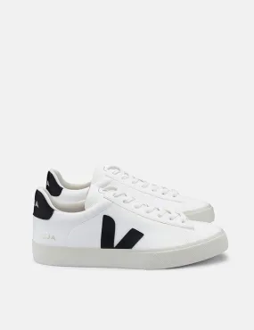 Campo Chrome Free Leather Trainers - White/Black