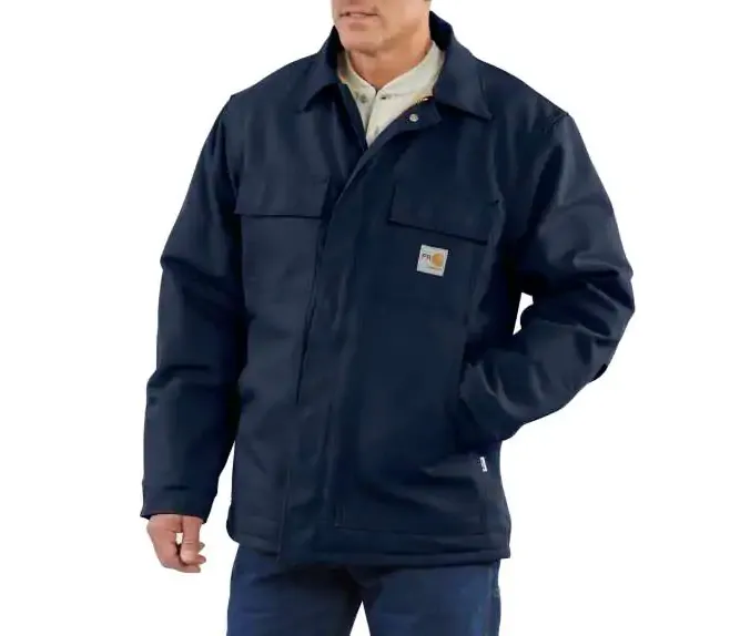 Carhartt, Jacket, 101618, FR duck 13oz, Navy, Black, Brown, - FireProtectionOutfitters