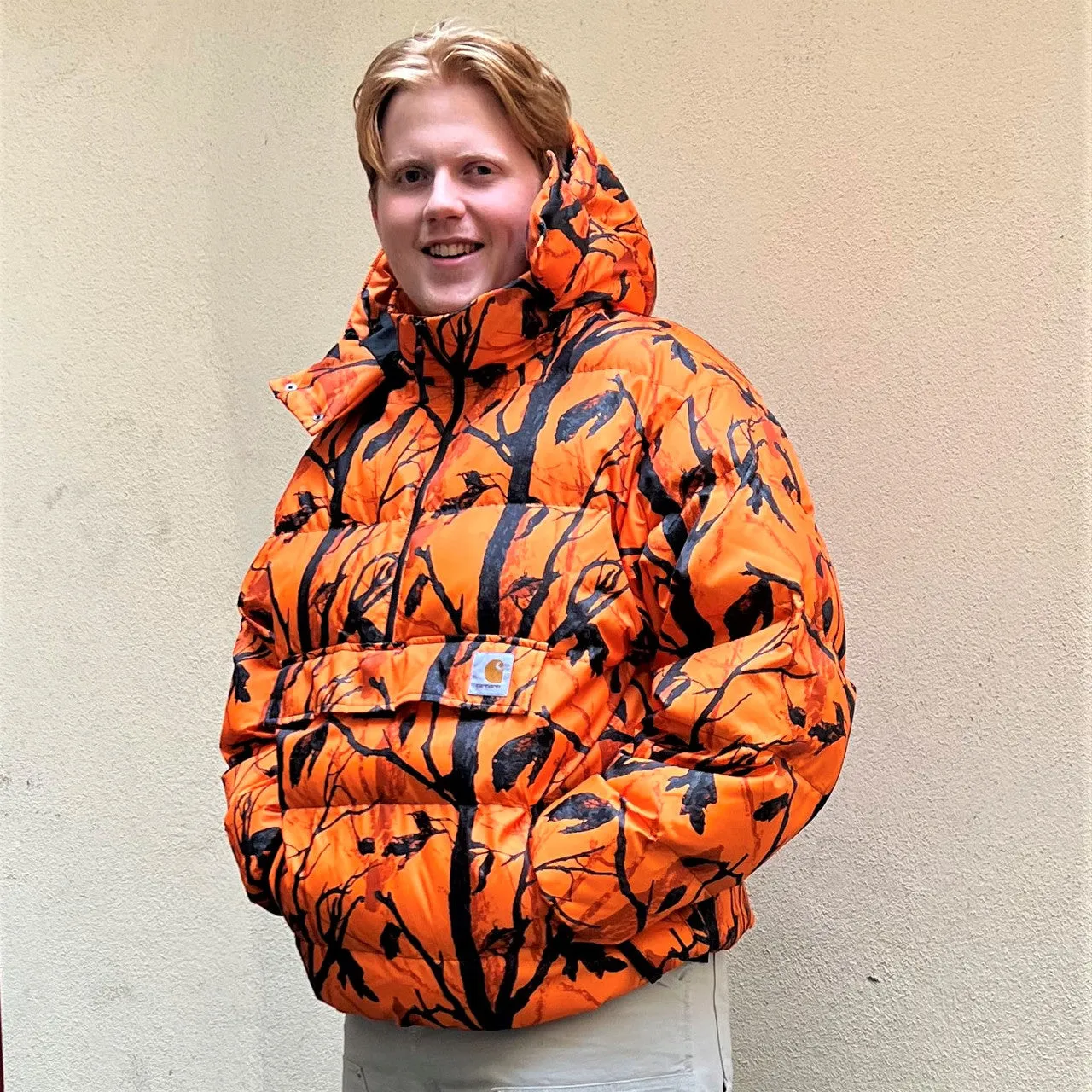 Carhartt WIP Jones Pullover Camo Tree Orange