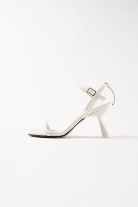 CAROLINA - White Leather Sandals