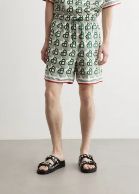 Casablanca -  Silk Shorts With Drawstrings - Shorts