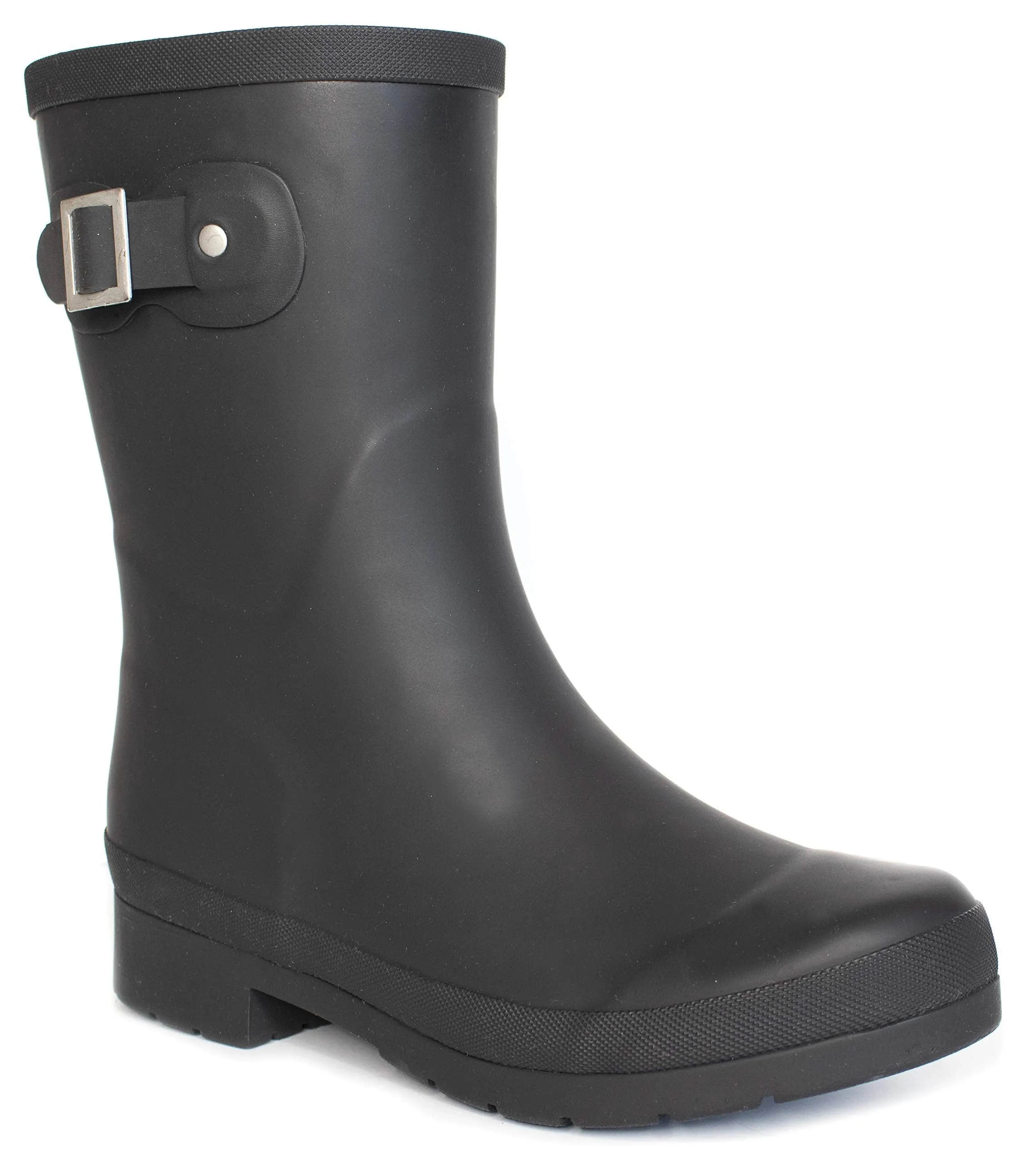 Chooka Women's Waterproof Solid Mid-Height Rain Boot