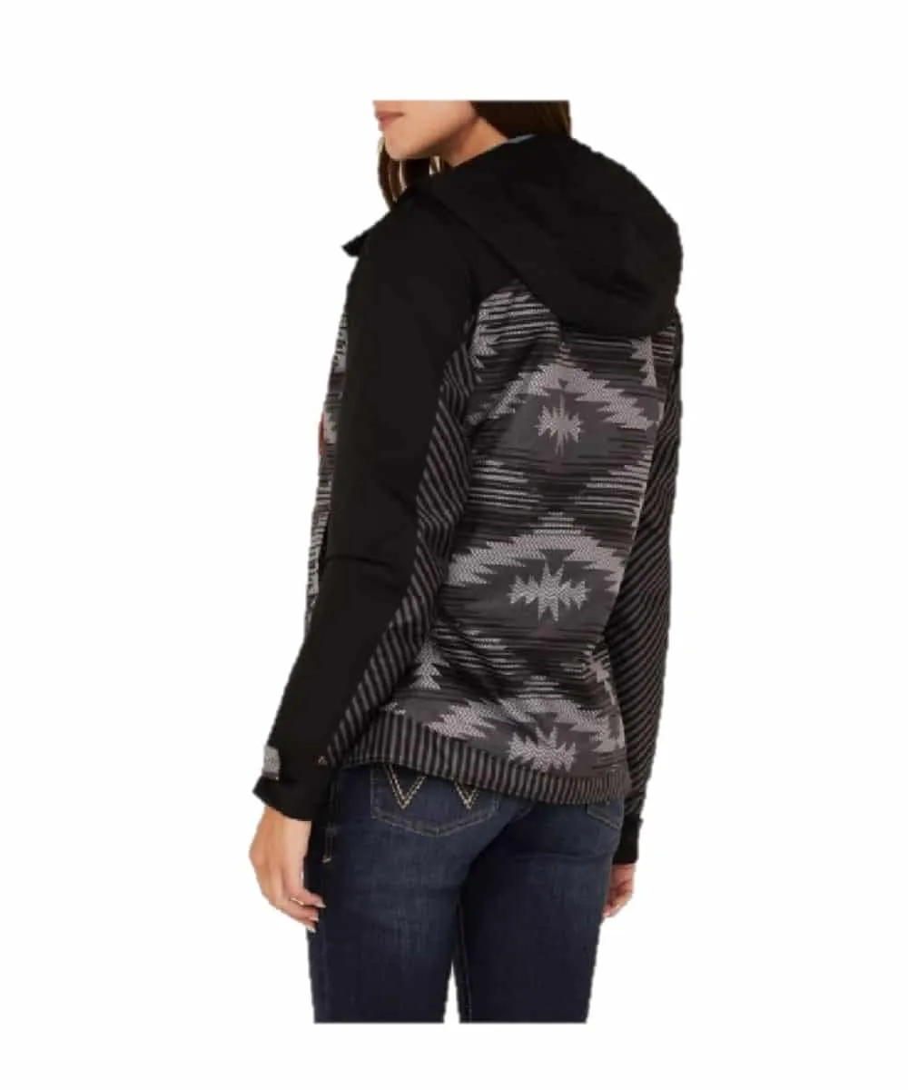 Cinch Women's Black Aztec Ski Jacket