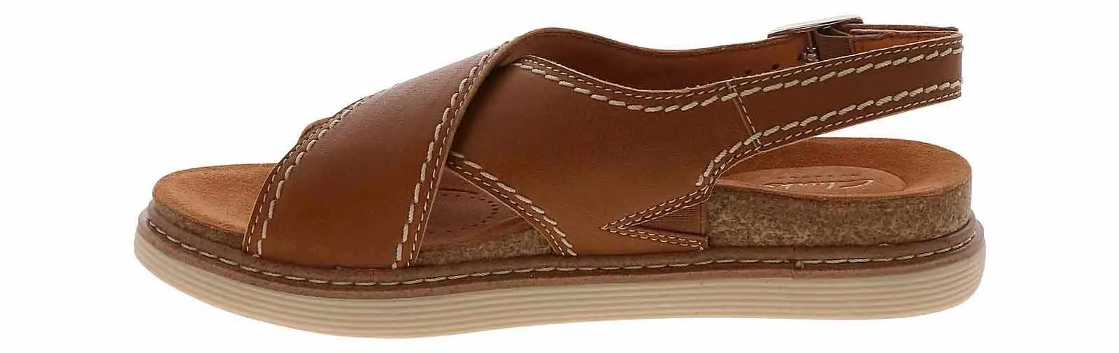 Clarks Arwell Sling Cross Band Women's Footbed Sandal