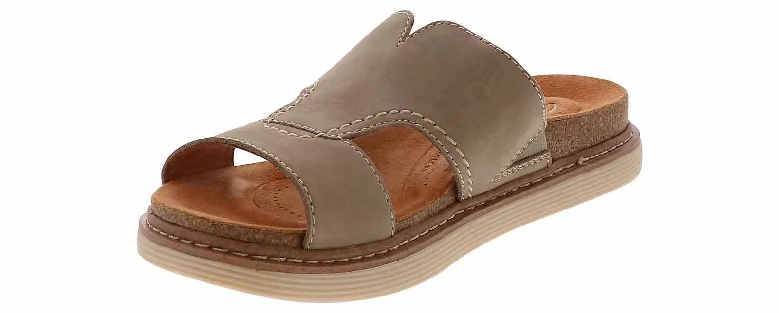 Clarks Arwell Walk H Band Stone Women's Footbed Slide