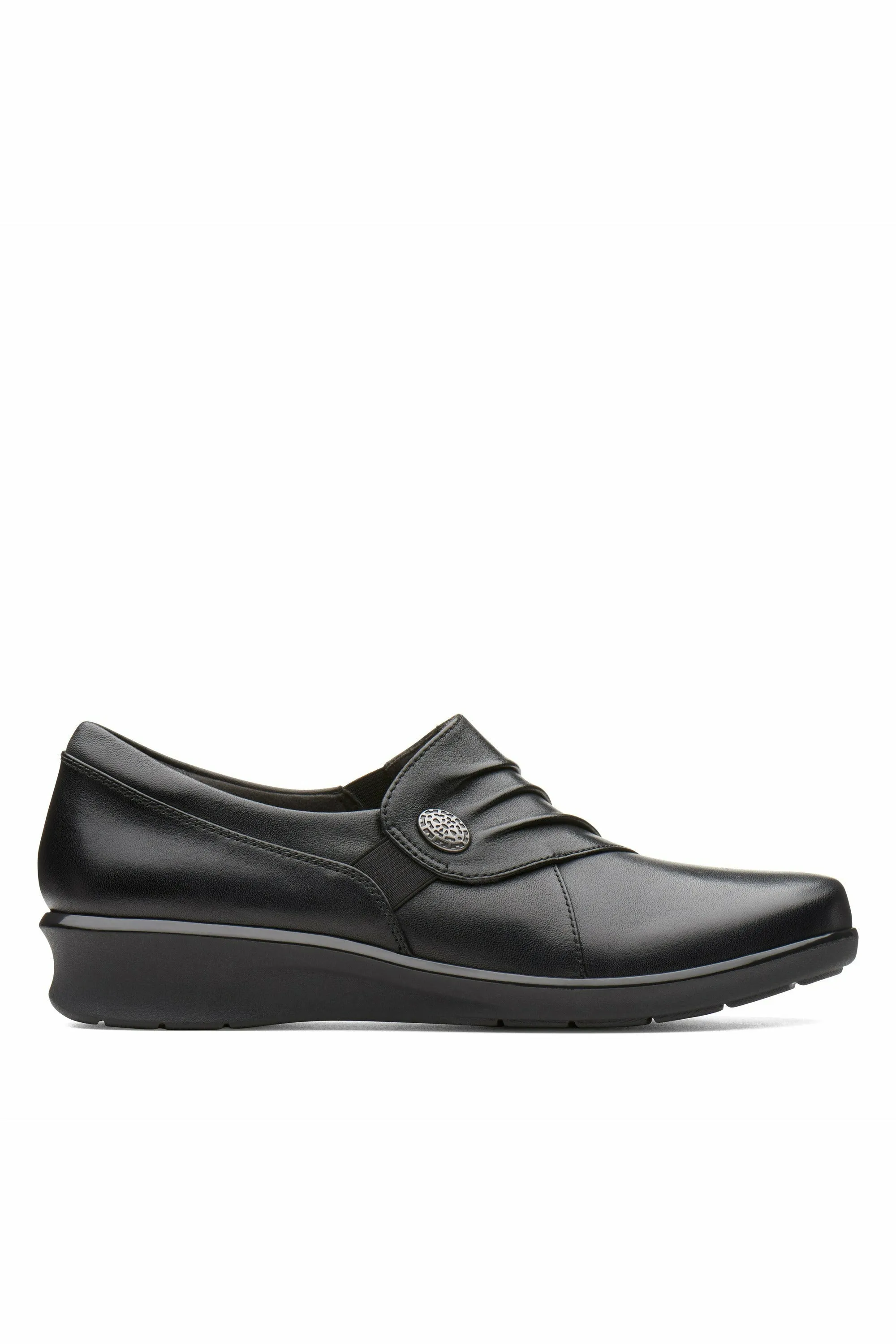 Clarks Hope Roxanne black leather