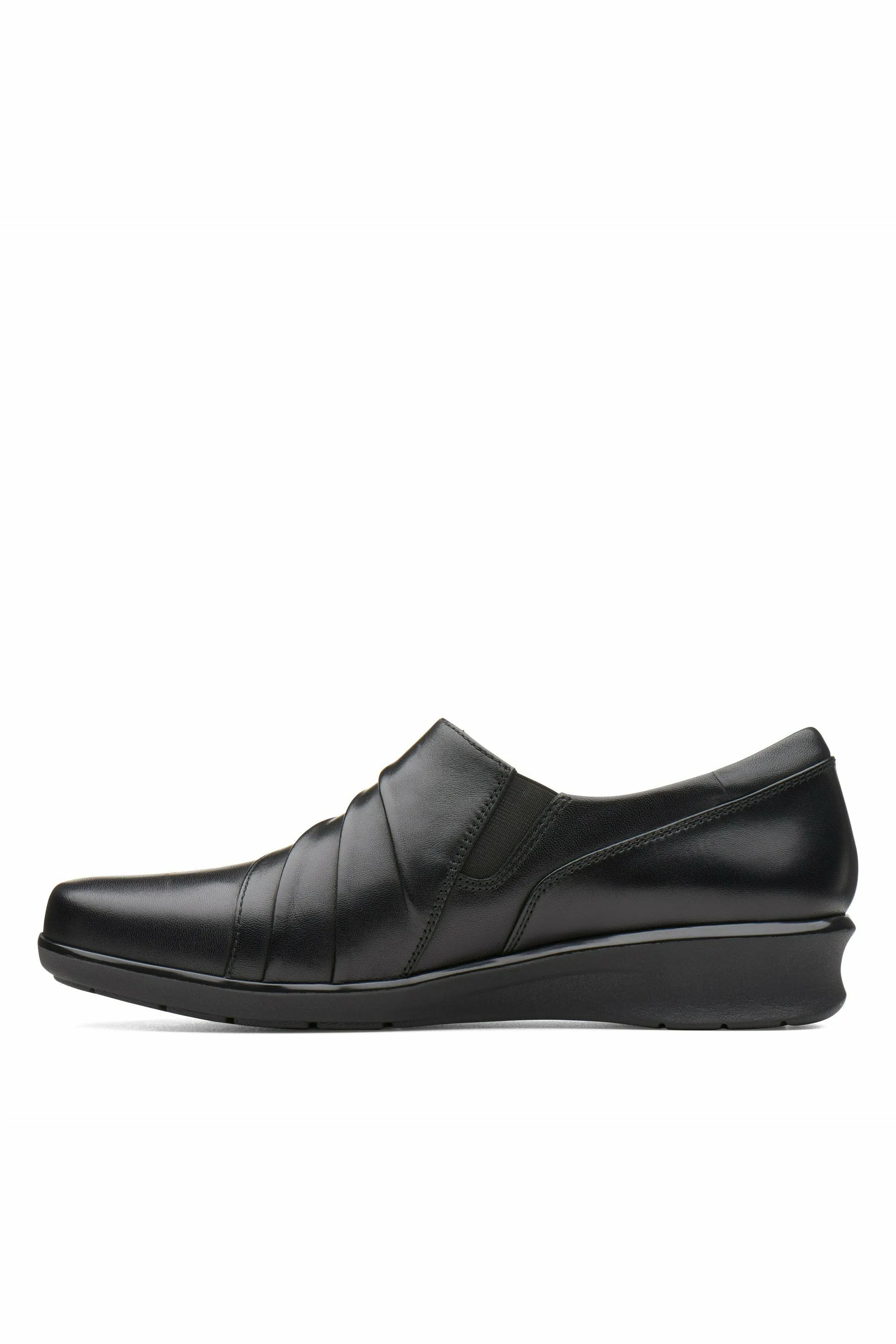 Clarks Hope Roxanne black leather