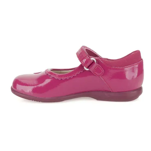 Clarks TRIXI HEART BERRY FUSCHIA PATENT (unboxed)