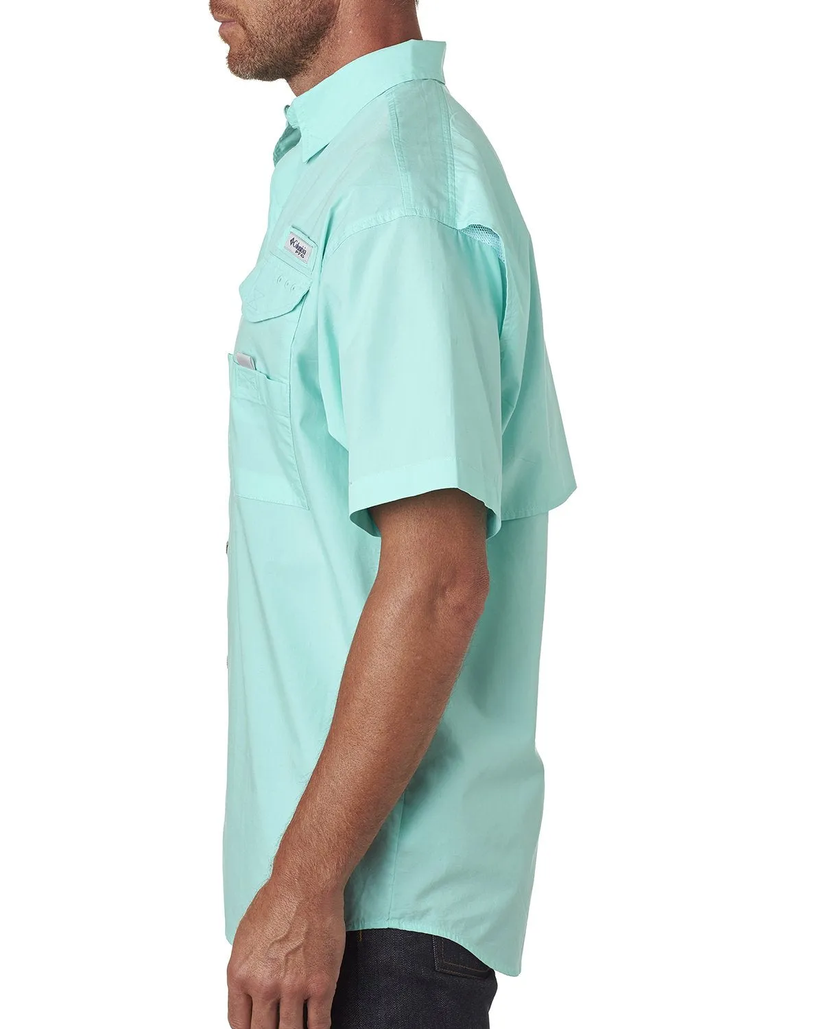 Columbia Bonehead Short Sleeve Shirt 7130 Gulf Stream