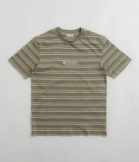 Columbia Somer Slope Striped T-Shirt - Stone Green