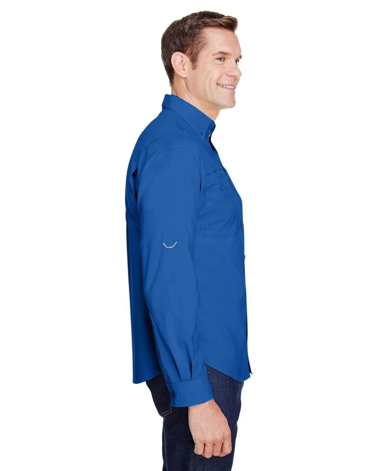 Columbia Tamiami Ii Long Sleeve Shirt 7253 Vivid Blue