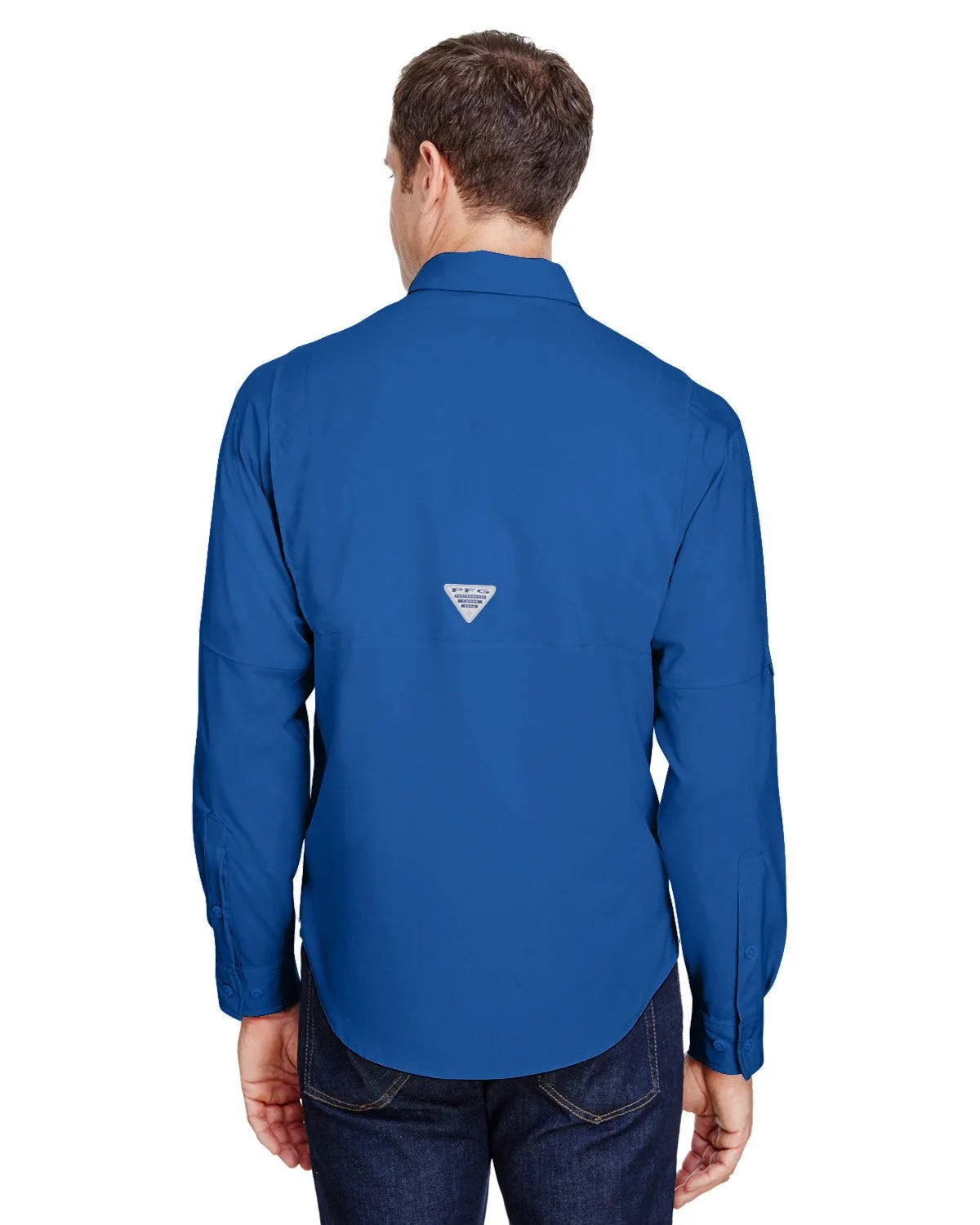 Columbia Tamiami Ii Long Sleeve Shirt 7253 Vivid Blue