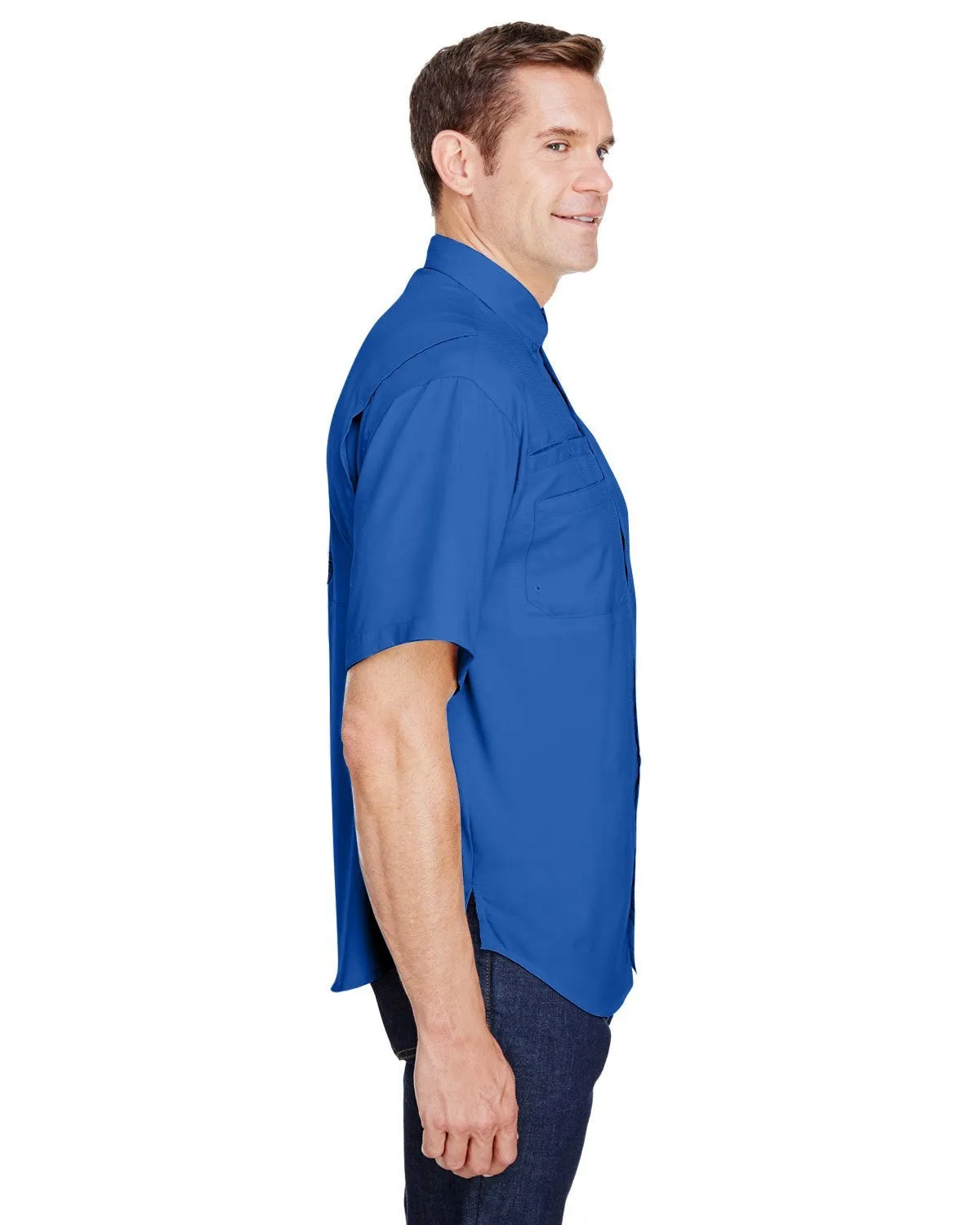 Columbia Tamiami Ii Short Sleeve Shirt 7266 Vivid Blue