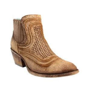 Corral Women's C3143 Ankle Boot Sand Laser