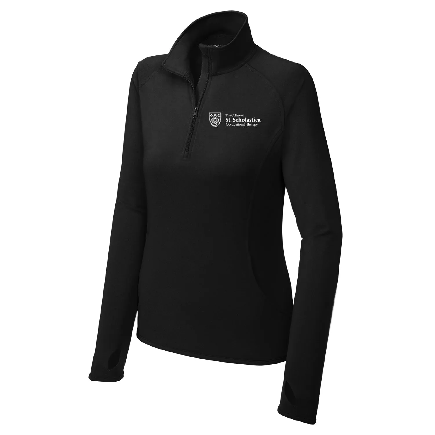 CSS OT Ladies Sport-Wick Stretch 1/4-Zip Pullover