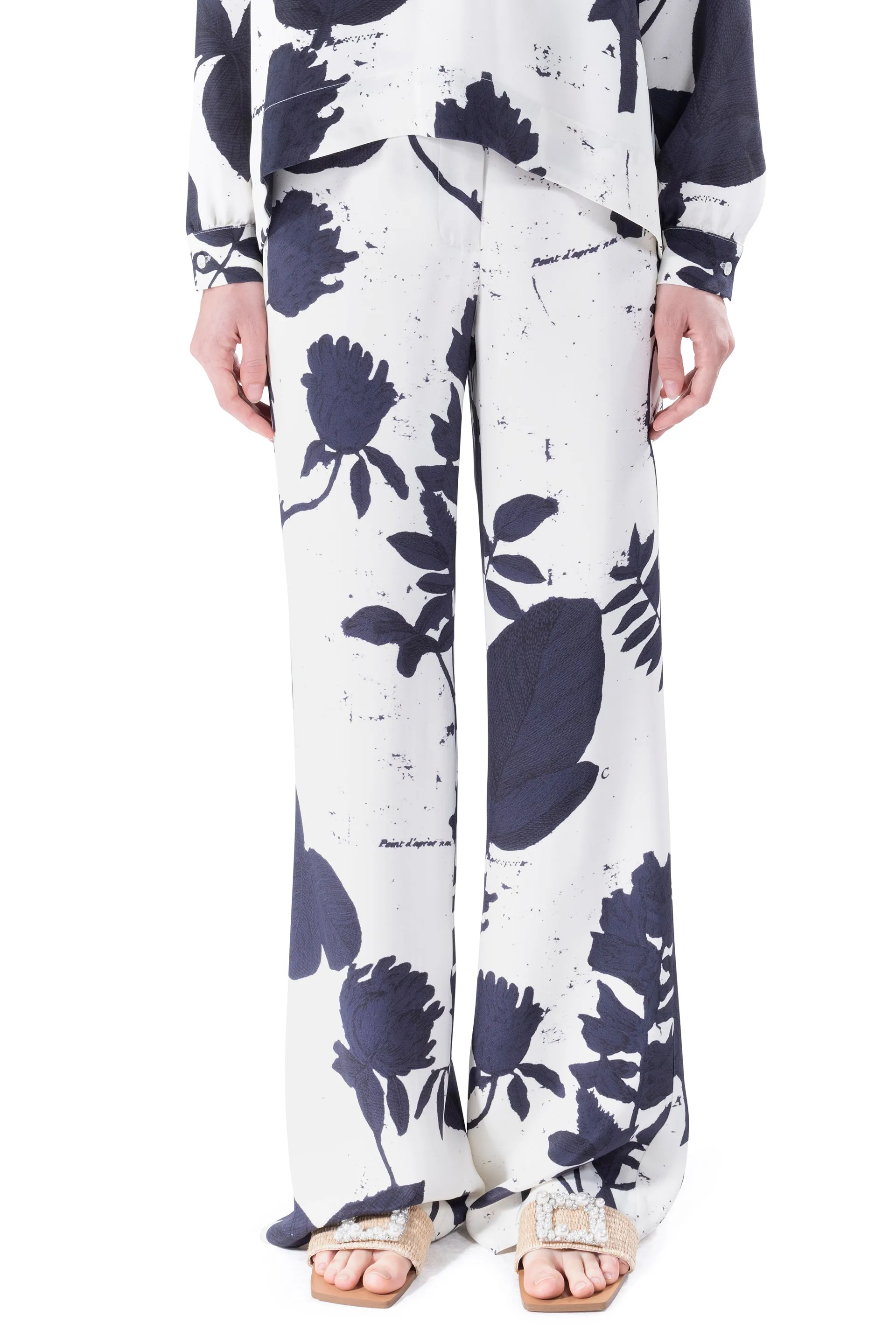 'CYANOTYPES' NEW WIDE LEG PANTS