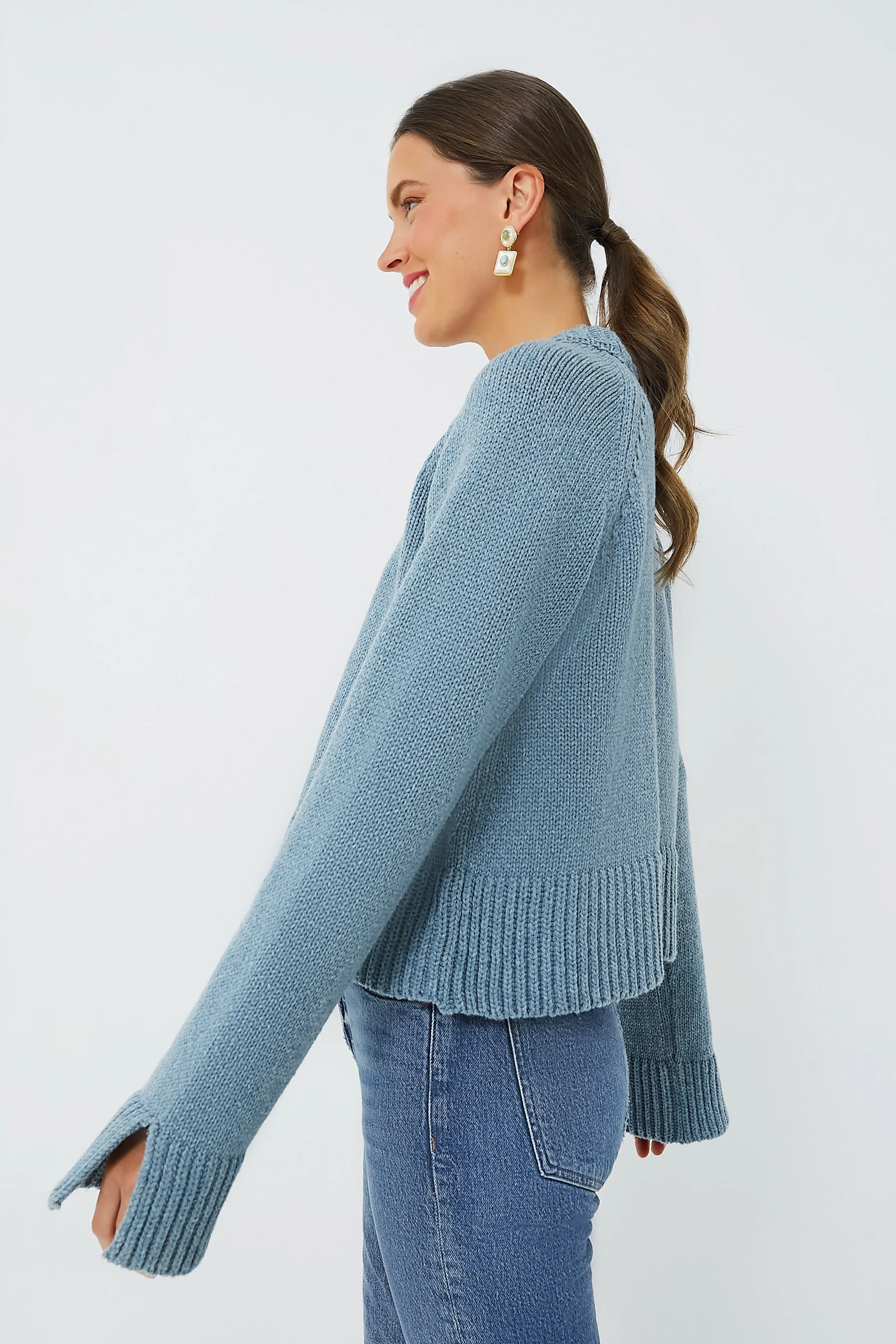 Denim Brolio Pullover