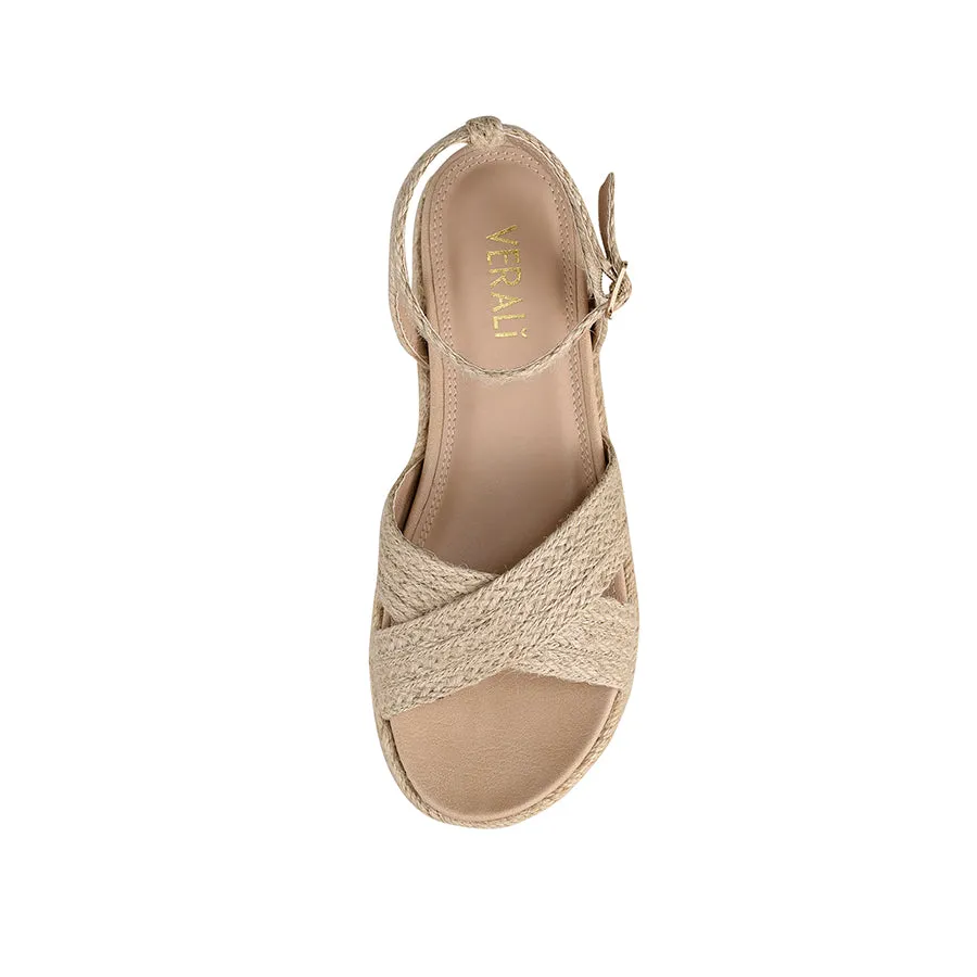 Dezzie Footbed Sandals - Natural Jute