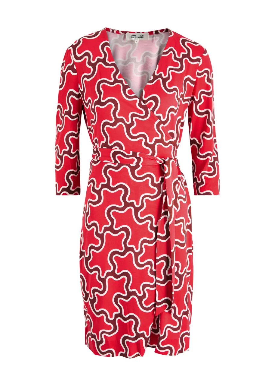 DIANE VON FURSTENBERG Julian silk-jersey wrap dress -                         -                     -                