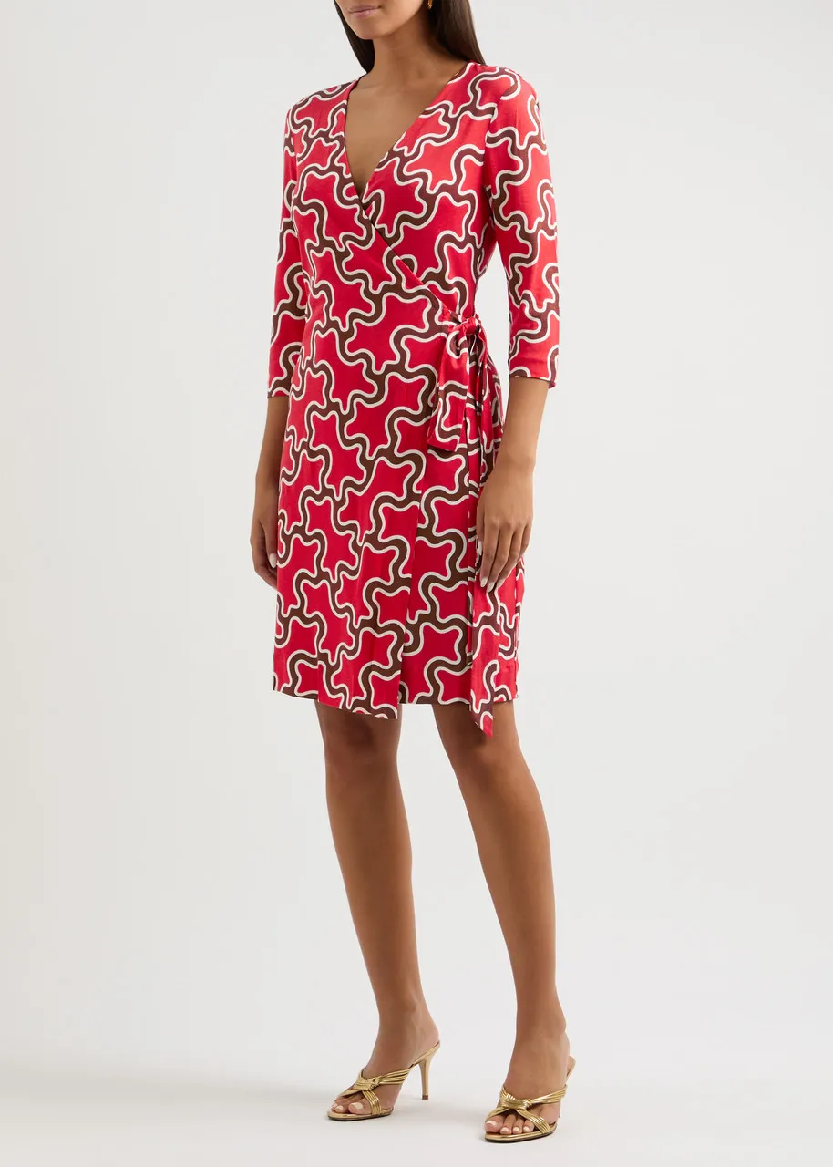 DIANE VON FURSTENBERG Julian silk-jersey wrap dress -                         -                     -                