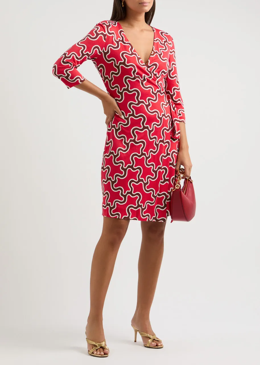 DIANE VON FURSTENBERG Julian silk-jersey wrap dress -                         -                     -                