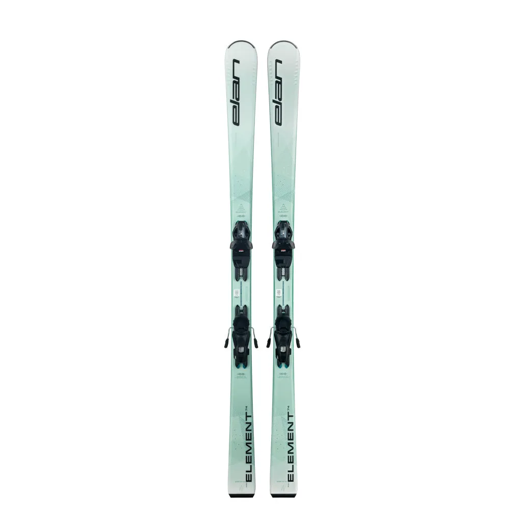 Elan Element 74 W White LS (EL 9.0 GW System Binding) Skis Womens 2025