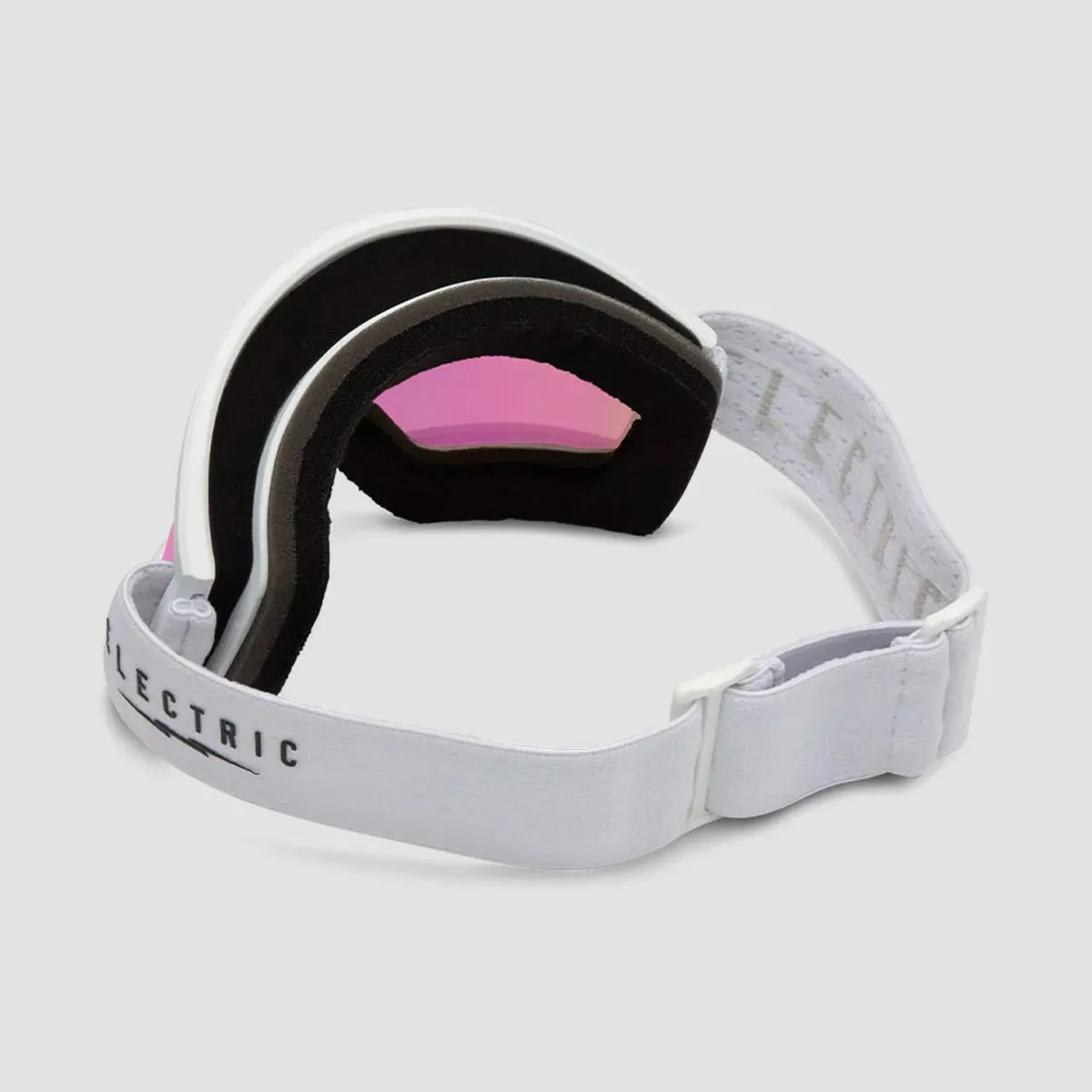 Electric Hex Snow Goggles Matte White/Pink Chrome