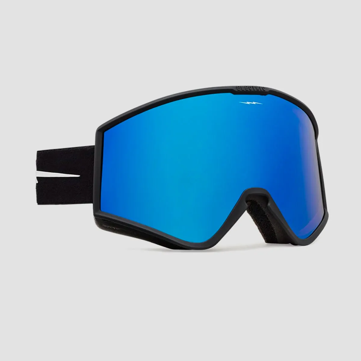 Electric Kleveland Snow Goggles Matte Black/Blue Chrome With Bonus Lense