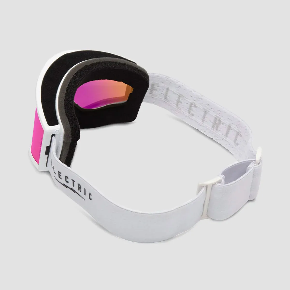 Electric Kleveland Snow Goggles Matte White/Pink Chrome