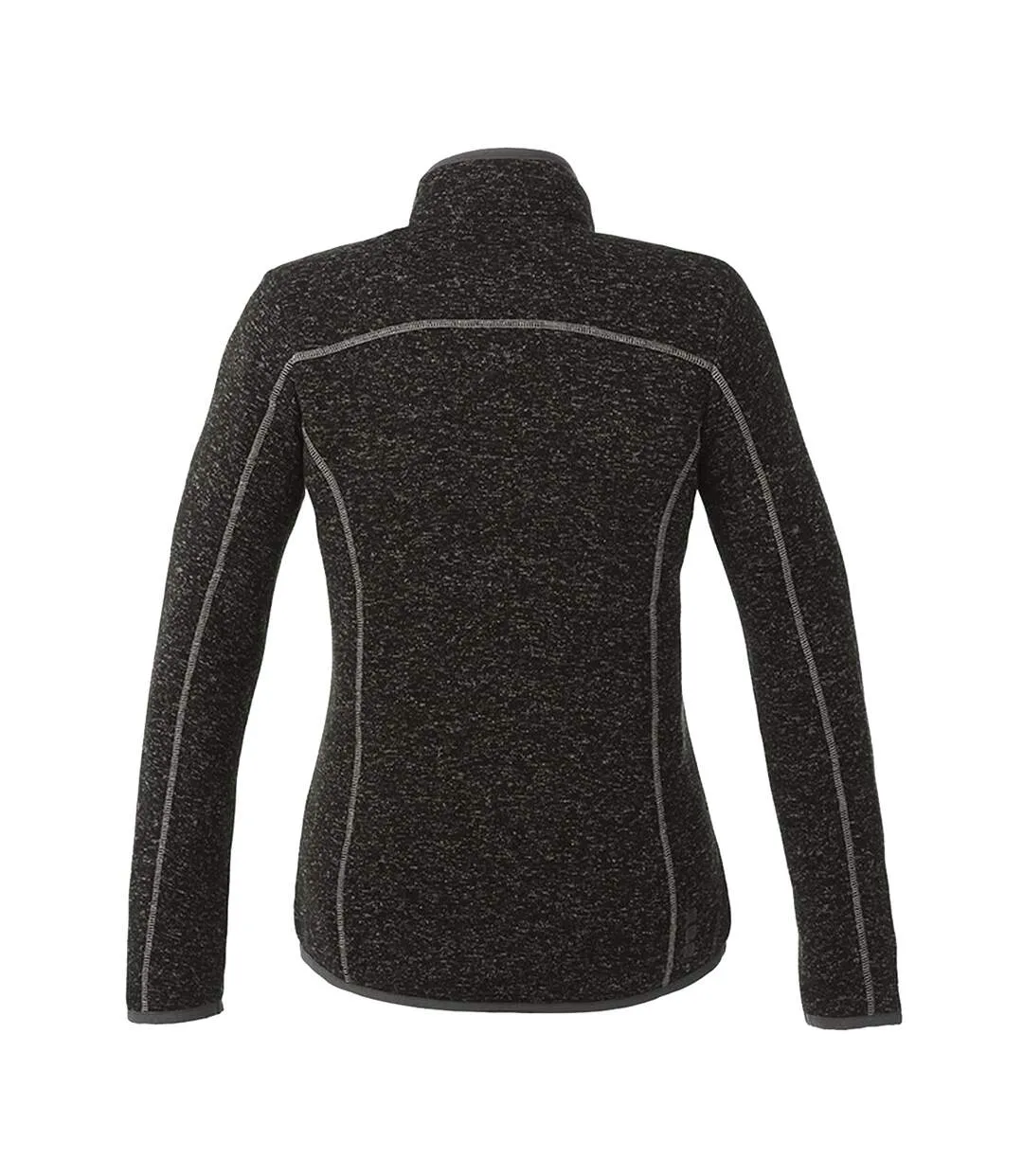 Elevate Womens/Ladies Tremblant Knit Jacket (Heather Smoke) - UTPF1955