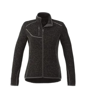 Elevate Womens/Ladies Tremblant Knit Jacket (Heather Smoke) - UTPF1955