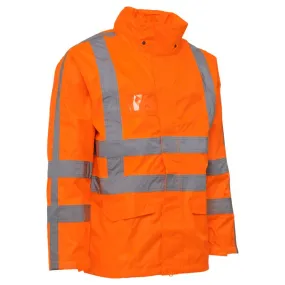 ELKA Rainwear 086005R Visible Xtreme Hi-Vis Waterproof Rain Jacket (Orange)